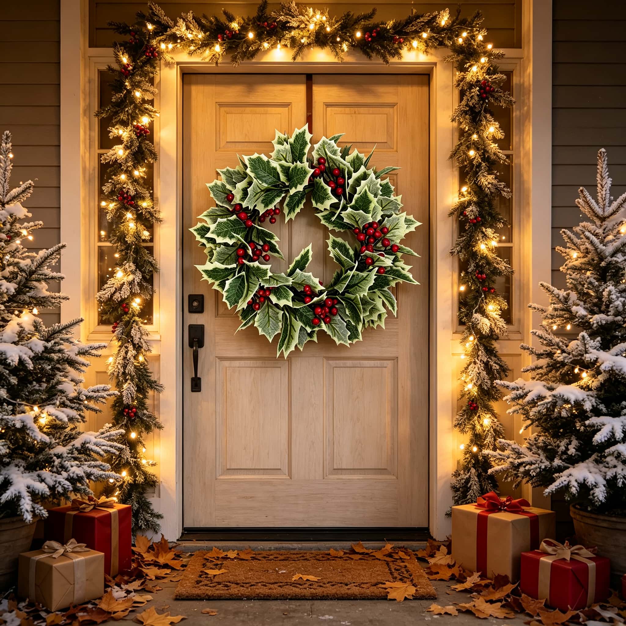 Sztuczny wieniec bożonarodzeni – Christmas Wreath Fake recenzja i cena