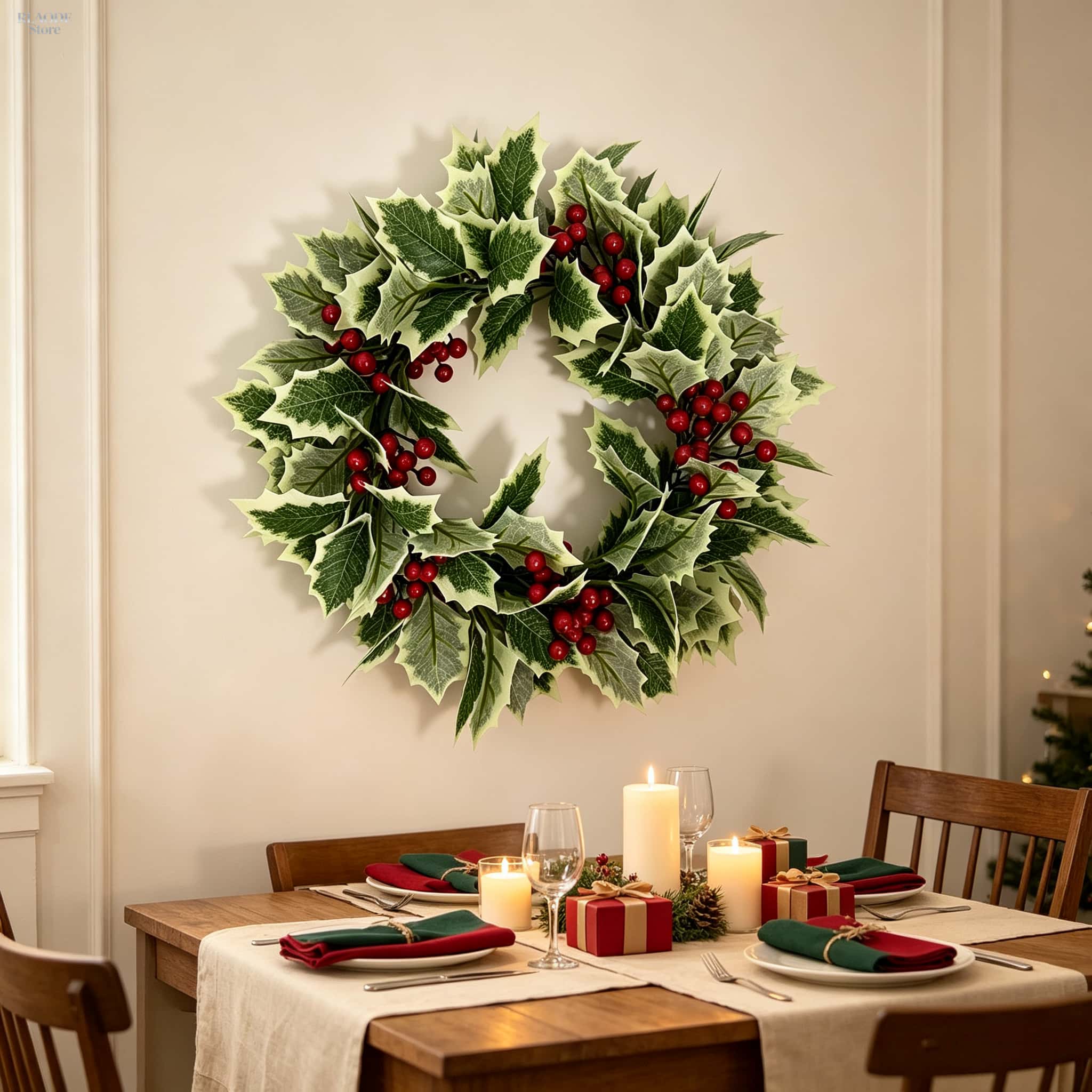 Sztuczny wieniec bożonarodzeni – Christmas Wreath Fake recenzja i cena