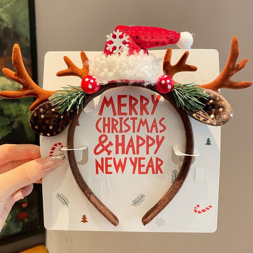 Opaska na głowę z czerwonego a – Reindeer Antlers Headband recenzja i cena